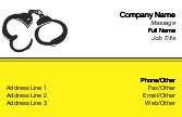 Handcuffs Full Colour Business Cards