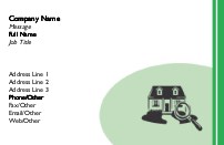 House Search Full Colour Magnetic Business Cards