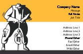 Pneumatic Drill Recycled Business Cards