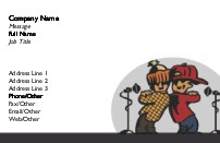 Rap Crew Full Colour Business Cards