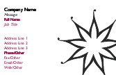 Oh Starry Night Full Colour Magnetic Business Cards