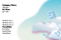 Heavenly Harmony Full Colour Business Cards