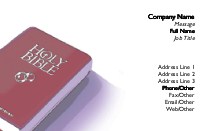 Red Holy Bible