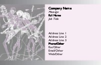 Rock Stars Full Colour Business Cards