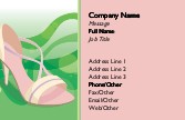 Strappy Sandal Full Colour Business Cards