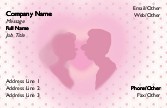 Valentine Love Full Colour Business Cards