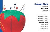 Pin Cushion Full Colour Magnetic Business Cards