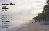 Sunrise at the Beach Full Colour Business Cards