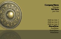 Antique Warrior Shield Full Colour Business Cards