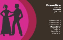 Shadow Dance Full Colour Business Cards