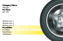 Wheel in Motion Full Colour Business Cards