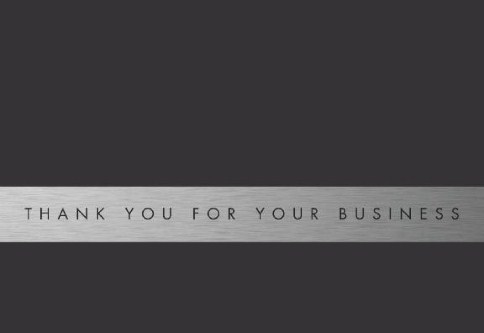 Fabulously Formal Thank You Cards