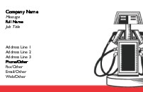 Petrol Pump Full Colour Business Cards