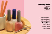 Posh Polish Full Colour Business Cards
