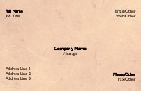 Sandstone Recycled Business Cards