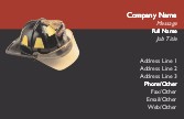 Fearless Firefighter Full Colour Business Cards