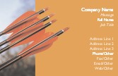 Great Arrows Full Colour Business Cards