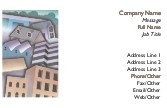 Penthouse View Full Colour Magnetic Business Cards