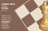 Chess Piece Full Colour Business Cards