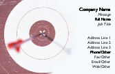 Bull's Eye Full Colour Magnetic Business Cards