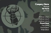 Deer in Target Full Colour Magnetic Business Cards