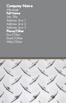 Diamond Plate Full Colour Business Cards