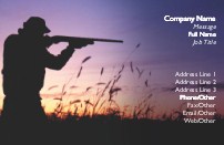 Sunrise Hunter Full Colour Magnetic Business Cards