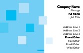 Boxed on Blue Full Colour Magnetic Business Cards