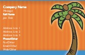 In the Tropics Recycled Business Cards