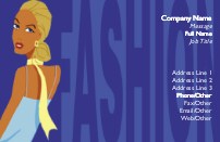 Fashion Show Full Colour Business Cards