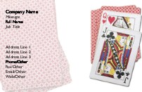 Playing Cards Full Colour Business Cards