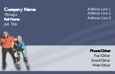 Rollerblading Full Colour Business Cards