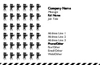 Cinema Cameras Recycled Business Cards