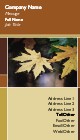 Awesome Autumn Full Colour Business Cards
