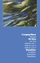 Rippling Water Full Colour Business Cards