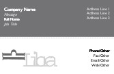 Libra Symbol Full Colour Business Cards