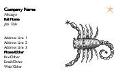 Scorpio Full Colour Business Cards