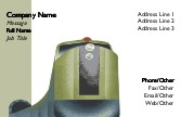 Tunnel Train Full Colour Business Cards