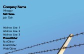 Barbed Wire Full Colour Magnetic Business Cards