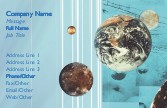 Around the Universe Recycled Business Cards