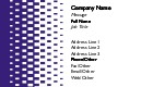 Punch Card Full Colour Magnetic Business Cards