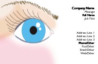 Blue Eye Full Colour Business Cards