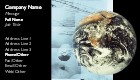 Earth's Atmosphere Full Colour Business Cards