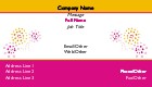 Sweet  Starbursts Full Colour Magnetic Business Cards