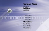 Satellite Overhead Full Colour Magnetic Business Cards