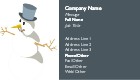 Frosty Friend Full Colour Business Cards