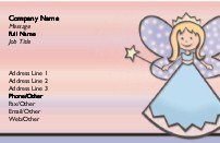 Fairy Recycled Business Cards