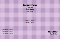 Lavender Gingham