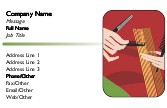 Trimming Hair Full Colour Business Cards