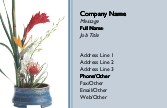 Flower Arrangement Recycled Business Cards
